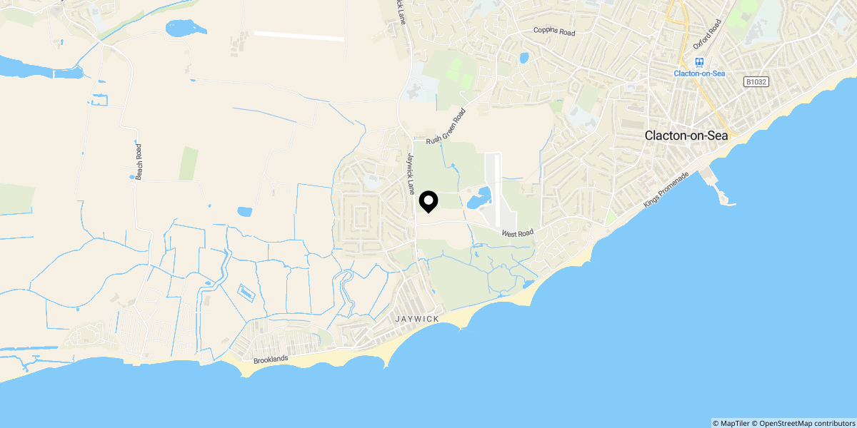 Approximate location of Richmond Drive, Clacton-on-sea, CO15 2PH